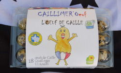 Cailles de Chanteloup - Œufs de caille "Caillimer'œuf" - 22 boîtes de 18 œufs