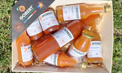 Gobert, l'abricot de 4 générations - Coffret Cadeau Prestige de confitures, sirop et nectar d'abricot
