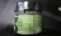 Le Panier à Poissons - Fleur De Sel Aux Herbes De Provence 120g, 100% Sel De Guérande