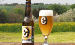 Microbrasserie Blessing - LA RIEUSE, bière blanche (bière de blé) de fermentation haute – 12x33cl