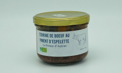 La Ferme d'Autrac - Terrine de Bœuf au Piment d'Espelette BIO 180 G