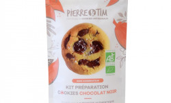 Pierre & Tim Cookies - Kit préparation certifié bio cookies chocolat noir fleur de sel
