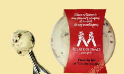 Eclat des cimes - Crème glacée Fleur de lait et "Cookie dough" 440 ml