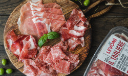 Maison BAYLE - Champions du Monde de boucherie 2016 - Assiette Italienne - Saucisson, Jambon cru et Coppa - 120g Sans gluten sans lactose