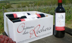 Château des Rochers - Vin rouge AOC Castillon-Côtes de Bordeaux 2015 x6