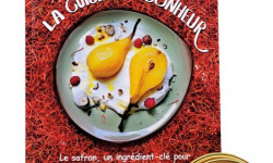 Le safran - l'or rouge des Ardennes - Pack Livre "La cuisine du bonheur" et Safran sec en filaments : le pot fin gourmet, 0.50gr