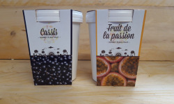 La Ferme du Logis - Assortiment de sorbets Plein Fruit : Cassis et Passion