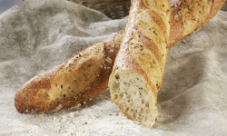 Maison Boulanger - Demi baguette céréales pré-cuite surgelée par 50