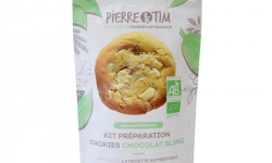 Pierre & Tim Cookies - Kit préparation certifié bio cookies chocolat blanc