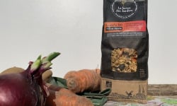 Ferme des Jardins - Granola Bio Salé Poil De Carotte : Noix, Graines, Cumin Et Chips De Carotte 12x350g