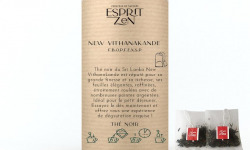 Esprit Zen - Thé Noir " New Vithanakande " F.B.O.P.F.E.X.S.P - Boite de 20 Infusettes
