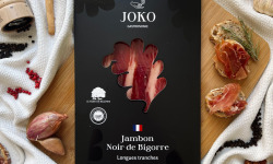 JOKO Gastronomie Sauvage - Longues tranches Porc Noir de Bigorre AOP - 24 mois d'affinage 90G x 10