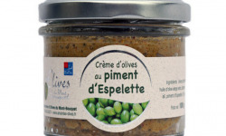 Les amandes et olives du Mont Bouquet - Crème d'olives au piment d'Espelette 100 g