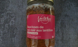 Loc in Boc : du local en bocal - Saucisses de Cul-Noir Limousin aux lentilles 690g