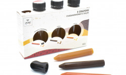 OCNI - Coffret 3 Crayons Epicuriens : Piment D'Espelette, Cèpe, Safran - Bio