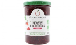 Les Côteaux Nantais - Confiture fraises framboises extra 260g