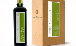 Domaine Clos des Faucons - VERTE – Duo Bouteille + Eco-recharge 2L – Huile d’Olive Vierge Extra Fruité Vert