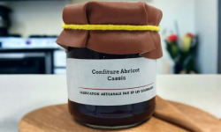 La table noire Eperluette - Confiture Abricot Cassis 225g