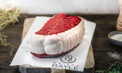 Maison BAYLE - Champions du Monde de boucherie 2016 - Rosbif bardé bœuf Bête de Pays - Haute Loire - 1kg400