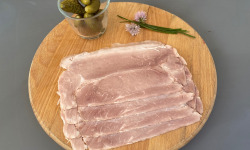 Mas de Monille - Jambon Blanc sans nitrites 200g - 4 tranches en moyenne - Porc noir gascon