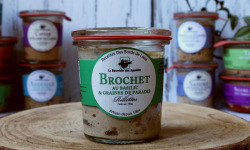 La Bourriche aux Appétits - Rillettes de brochet basilic et graines de paradis 100g
