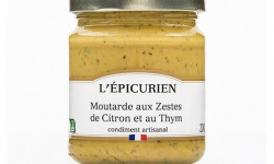 L'Epicurien - Moutarde aux Zestes de Citron et au Thym - 200g