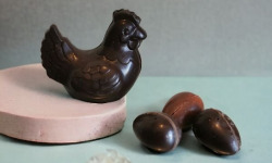 Chaloin Chocolats - Poule de Pâques Chocolat Noir