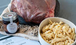 Nemrod - Box recette : "Repas de Fête" pour 6 personnes : gigot de chevreuil, spaetzle, confit d'airelles