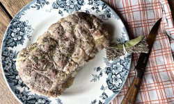 Boucherie Guiset, Eleveur et boucher depuis 1961 - Rôti échine de porc fermier cuit basse température - 800g