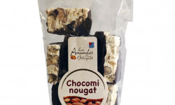 Les amandes et olives du Mont Bouquet - Chocomi-nougat 150 g (morceaux de nougat enrobés de chocolat noir)