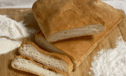 Boulangerie l'Eden Libre de Gluten - Focaccia Nature – Farine de riz et tapioca