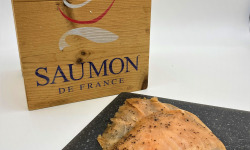 Saumon de France - Saumon de France fumé - 4 tranches - 160 g POIVRE