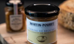 Maison Martin-Pouret - Terrine de brochet au confit de moutarde nature 150g