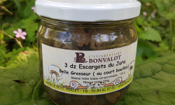 L'escargotière BONVALOT - 3 Douzaines d'Escargots du Jura Belle-Grosseur au Court-Bouillon