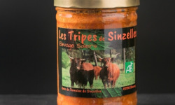 Domaine de Sinzelles - Tripes Cuisinées de Bœuf Race Salers BIO - Bocal de 700 g