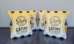 La Gâtine - 4 packs de bières blondes artisanales : 3 x 33 cl