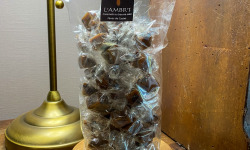 L'AMBR'1 Caramels et Gourmandises - Caramel Aux Fèves De Cacao - Sachet De 300g