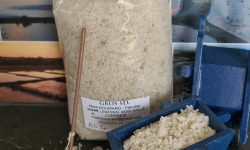 Le Panier à Poissons - Gros sel, sel de Guérande gris, sachet de 500g