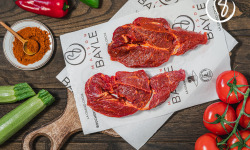 Maison BAYLE - Champions du Monde de boucherie 2016 - Paleron de bœuf à griller mariné sauce barbecue Limousin Label Rouge (tranche) - 720g (4 tranches)