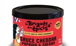 La Brigade des Epices - Sauce déshydratée Cheddar, Paprika et Safran - 100g
