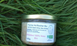 Ferme Ho'Rocher - Rillettes 100% veau 180g