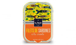 La Perle des Dieux - Filets de sardines sans huile à la créole - lot de 4 boîtes