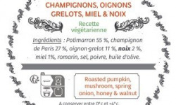 Les Bocaux du Bistrot - Potimarron rôti, champignons, oignons grelots, miel & noix