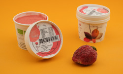 Le Jardinier Glacier - Sorbet Fraise - 140ml X8