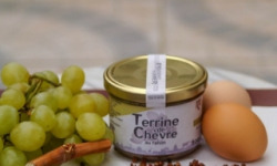 Ferme du caroire - Terrine de chèvre aux raisins