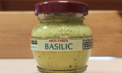 Domaine des Terres Rouges - Moutarde au Basilic graines françaises sans additifs 55G