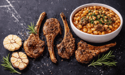 La ferme d'Enjacquet - Spécial Pâques – Côtelettes d’Agneau et Haricots blancs cuisinés maison – 2 personnes