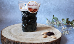 Les amandes et olives du Mont Bouquet - Amand'olives 150g -amandes grillées salées enrobées de chocolat noir à l'huile d'olive