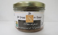 Les Bel' saveurs du Rouergue - PATE AU PIMENT ESPELETTE 190 Gr