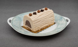 Le Jardinier Glacier - Bûche glacée chocolat/noisette 750ml - 6 à 8 pers